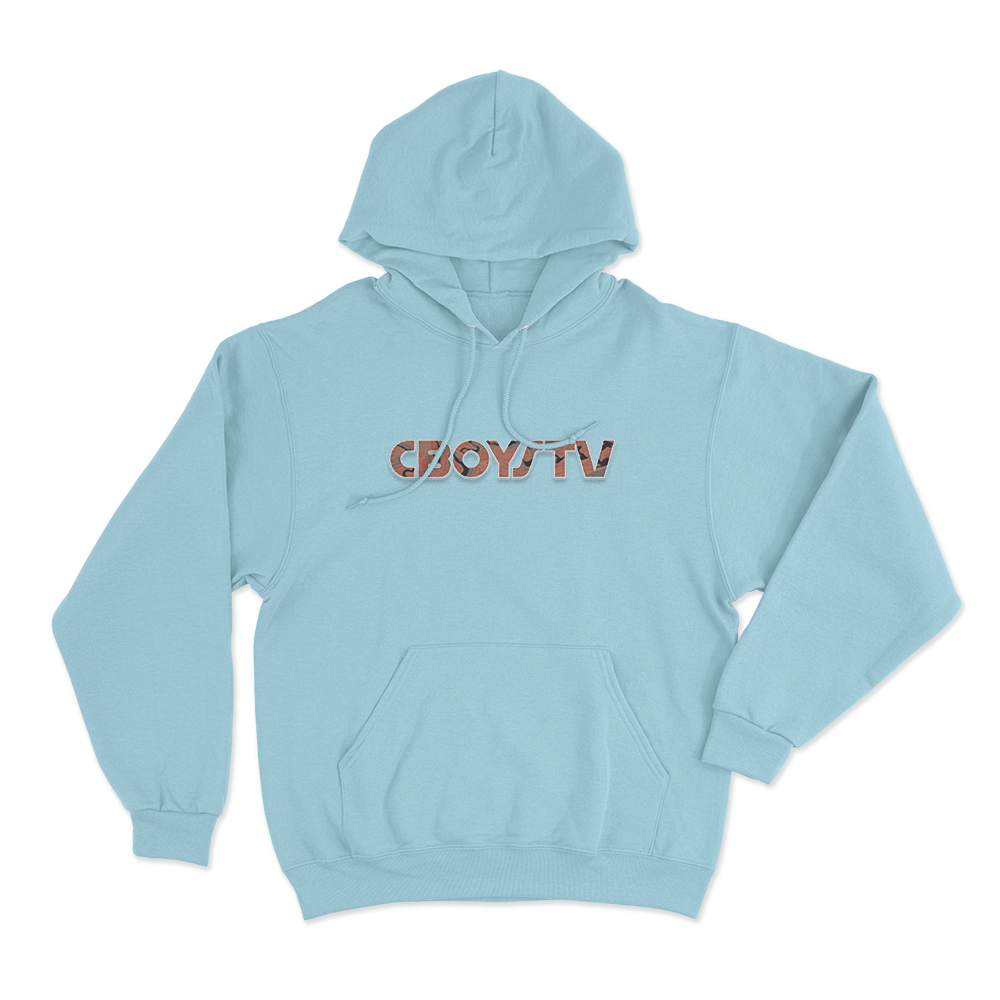 CboysTV Camo Unisex Hoodie Sky Blue CboysTV Camo Unisex Hoodie Sky Blue