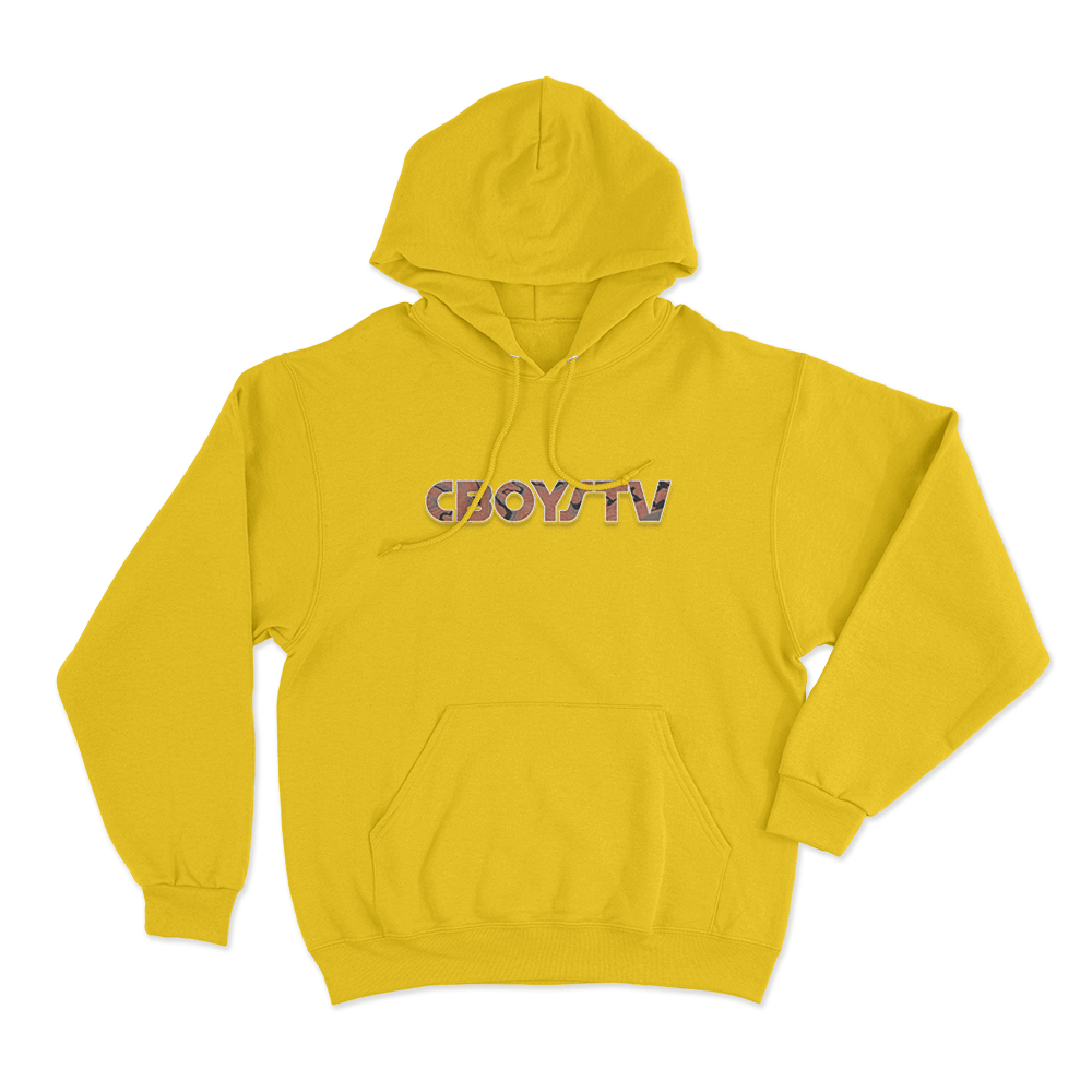 CboysTV Camo Unisex Hoodie Yellow CboysTV Camo Unisex Hoodie Yellow