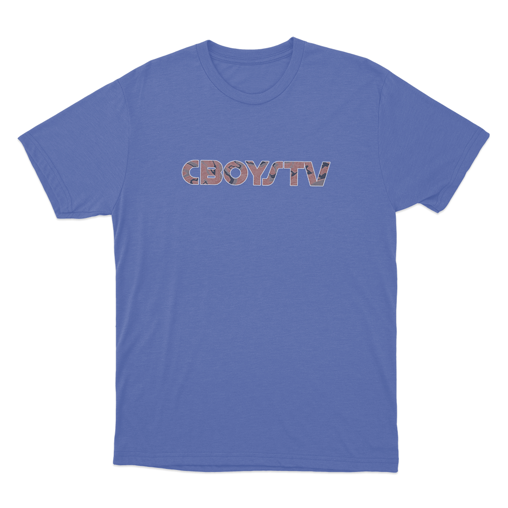 CboysTV Camo Unisex T Shirt Blue CboysTV Camo Unisex T Shirt Blue