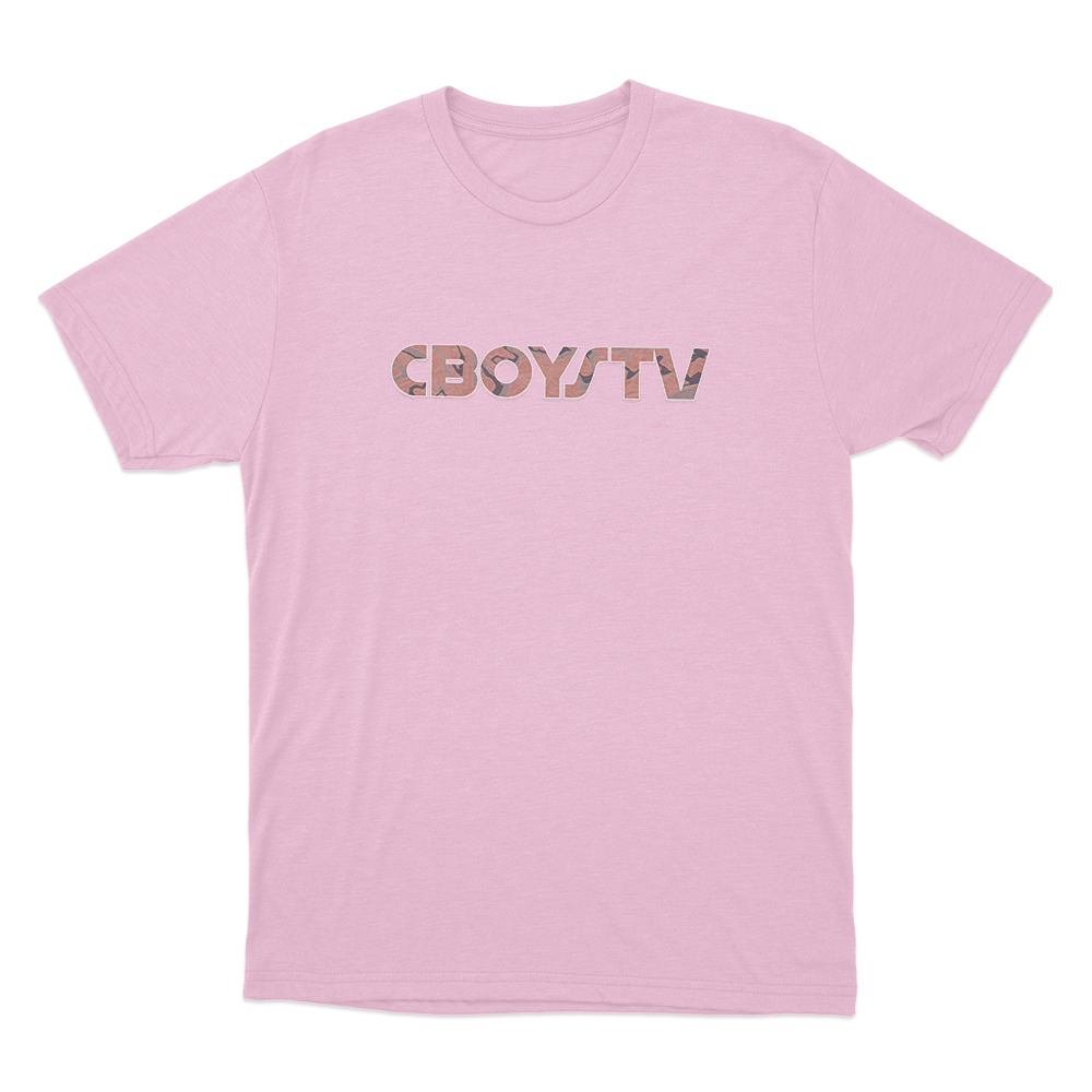 CboysTV Camo Unisex T Shirt Pink CboysTV Camo Unisex T Shirt Pink