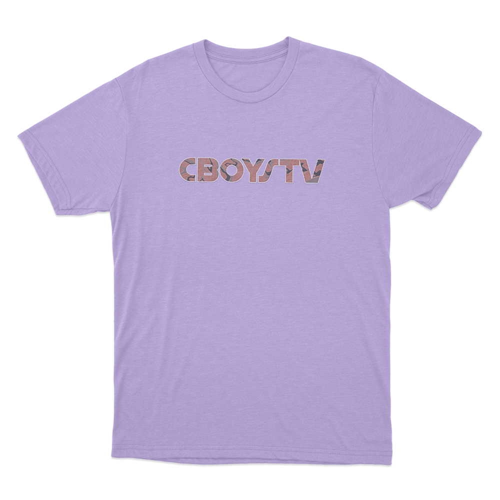 CboysTV Camo Unisex T Shirt Purple CboysTV Camo Unisex T Shirt Purple