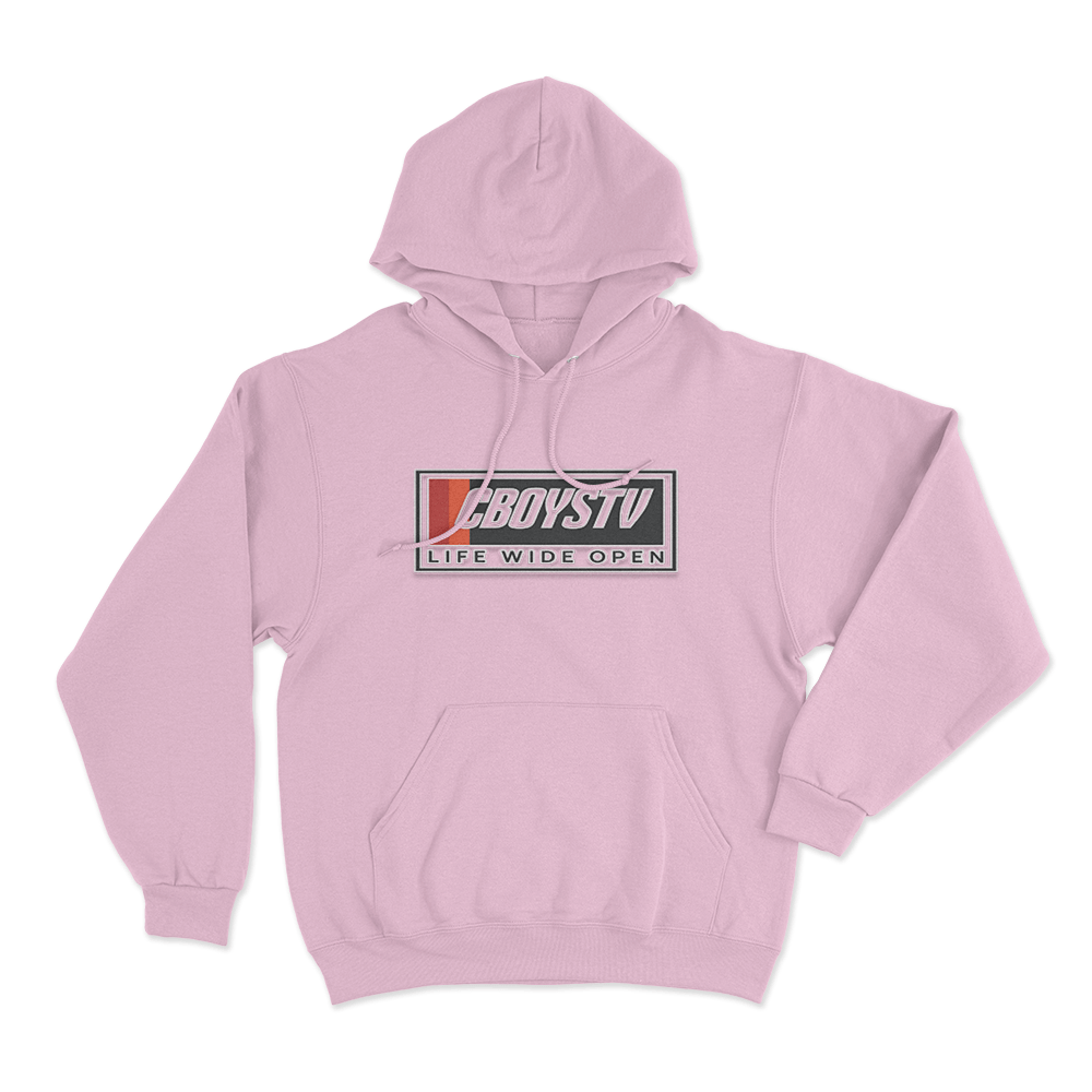 CboysTV Classic Unisex Hoodie Pink CboysTV Classic Unisex Hoodie Pink