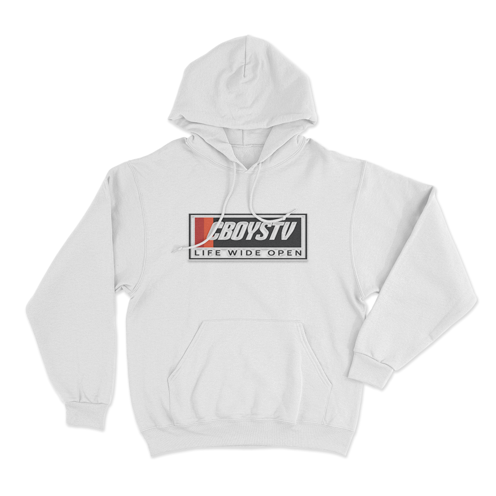CboysTV Classic Unisex Hoodie White CboysTV Classic Unisex Hoodie White