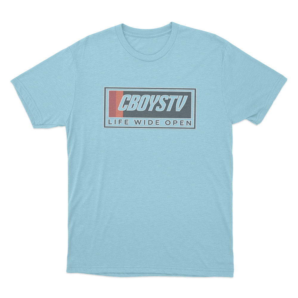 CboysTV Classic Unisex T Shirt Sky Blue CboysTV Classic Unisex T Shirt Sky Blue