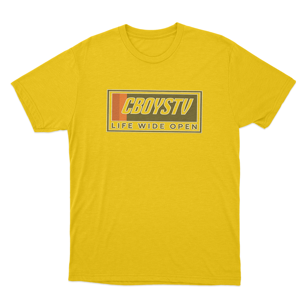 CboysTV Classic Unisex T Shirt Yellow CboysTV Classic Unisex T Shirt Yellow