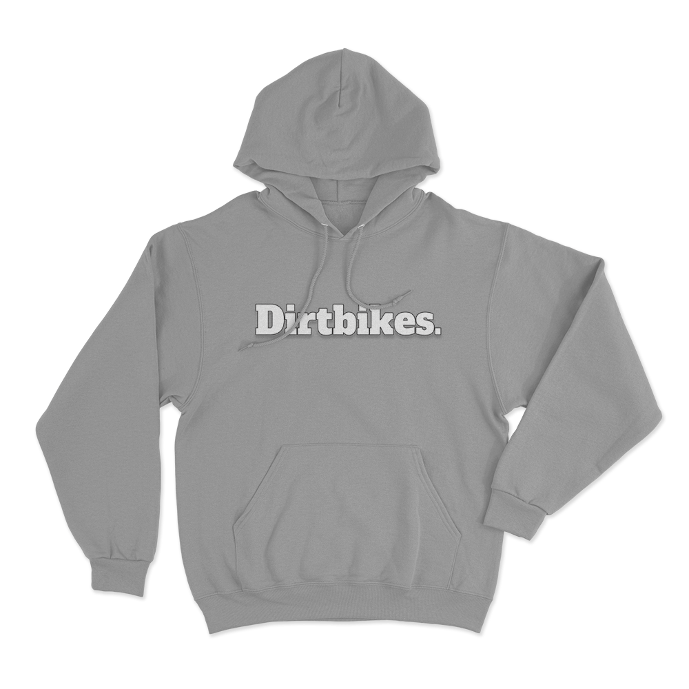 Dirtbikes. Unisex Hoodie Grey Dirtbikes. Unisex Hoodie Grey