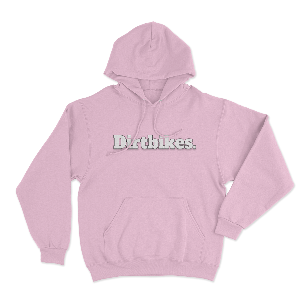 Dirtbikes. Unisex Hoodie Pink Dirtbikes. Unisex Hoodie Pink