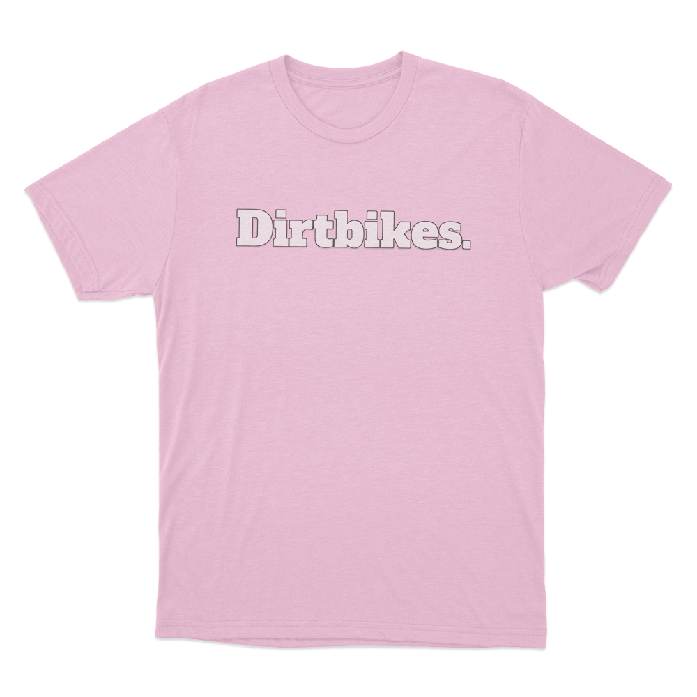 Dirtbikes. Unisex T Shirt Pink Dirtbikes. Unisex T Shirt Pink