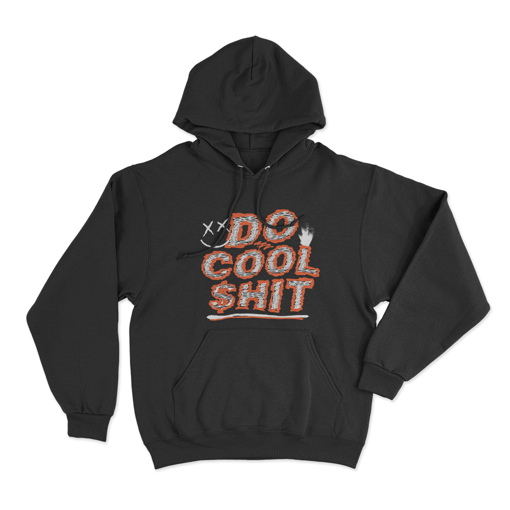 Do Cool Shit Unisex Hoodie Black Do Cool Shit Unisex Hoodie Black