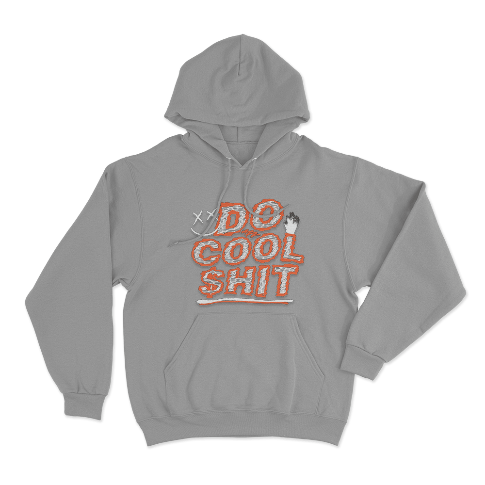 Do Cool Shit Unisex Hoodie Grey Do Cool Shit Unisex Hoodie Grey