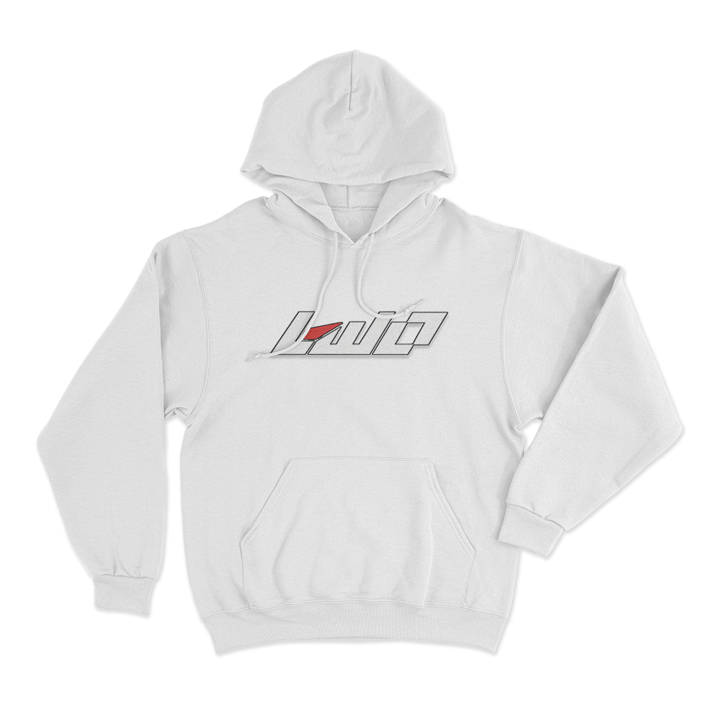 LWO Logo Unisex Hoodie White LWO Logo Unisex Hoodie White