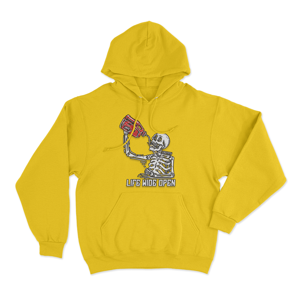 Soul Fuel Unisex Hoodie Yellow Soul Fuel Unisex Hoodie Yellow