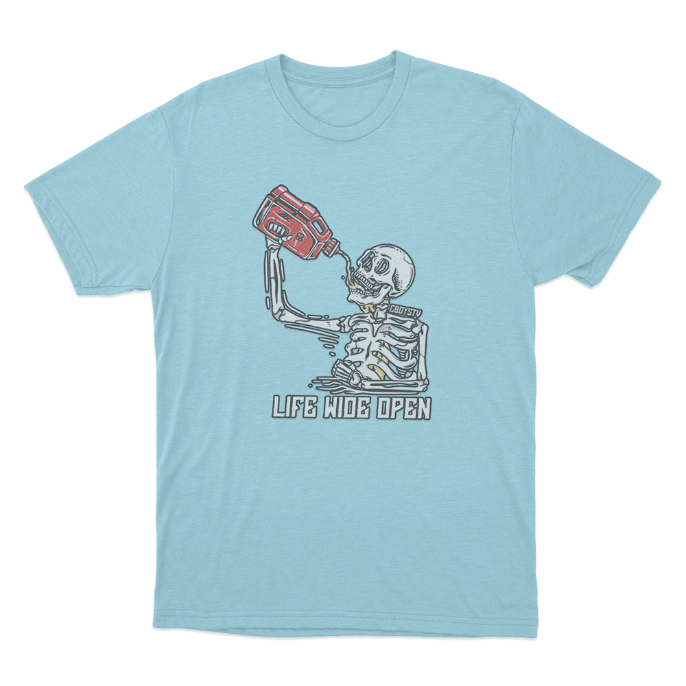 Soul Fuel Unisex T Shirt Sky Blue Soul Fuel Unisex T Shirt Sky Blue