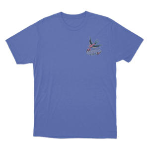 Swallow Tattoo Unisex T Shirt Blue